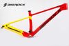 Khung Sườn Xe Đạp Mtb Bigrock Carbon 29 Vàng Đỏ