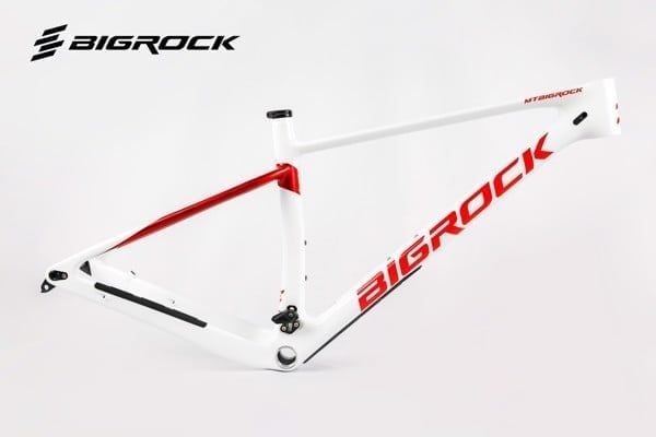 Khung Sườn Xe Đạp Mtb Bigrock Carbon 29 Màu Trắng