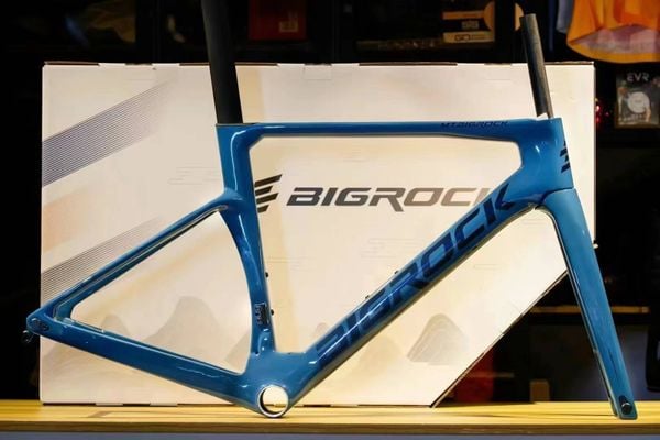Sườn Bigrock Road Aero Carbon - Xanh Lam