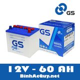  Bình ắc quy nước GS 12V-60AH | Mã 55D23L 