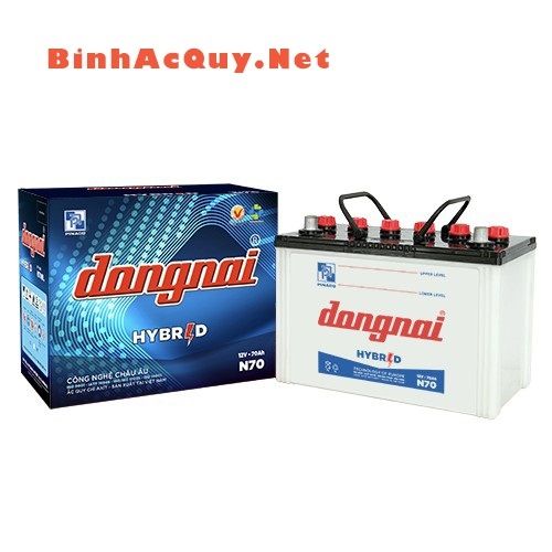  Bình ắc quy nước Đồng Nai 12V-70AH | Mã N70 