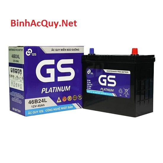  Bình ắc quy khô GS 12V-45AH | Mã MF 46B24L 