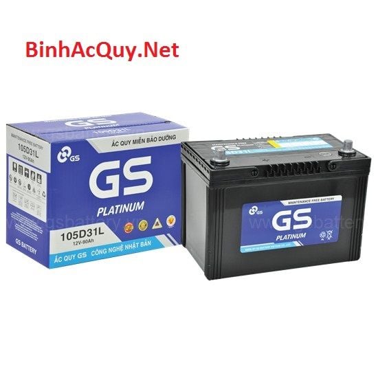  Bình điện ắc quy Khô GS 12V-90AH | Mã MF 105D31L 