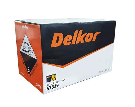  Bình Ắc quy Khô Delkor 12V-75AH | Mã DIN 57539 