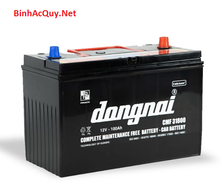  Bình ắc quy khô Đồng Nai 12V-100AH | Mã CMF 31800 