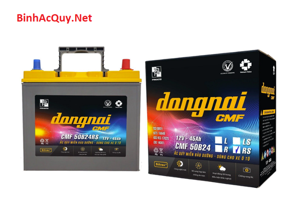  Ắc quy Đồng Nai CMF 50B24RS (12V-45Ah) 