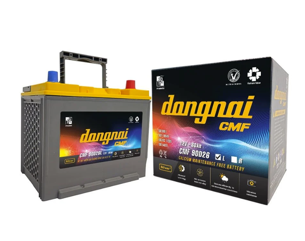  Ắc quy Đông Nai CMF 90D26L (12V-80AH) 