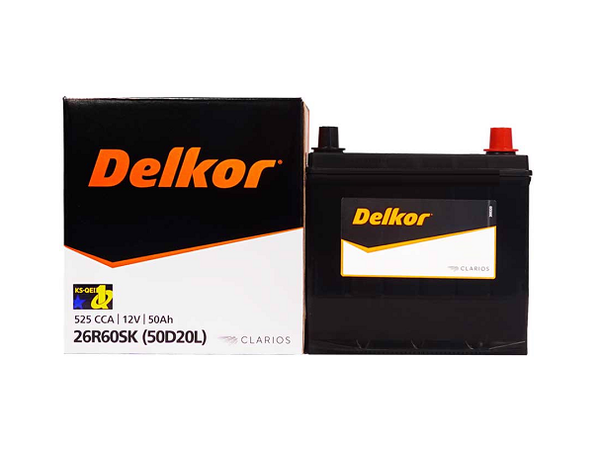  Bình ắc quy khô Delkor 12V-50AH | Mã 50D20L 