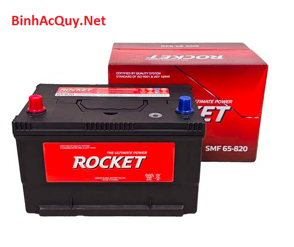  Bình ắc quy khô Rocket 12V-88AH | Mã SMF 65-820 