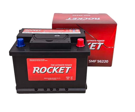  Bình ắc quy khô Rocket 12V-62AH | Mã SMF DIN 56220 