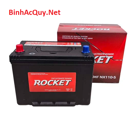  Bình ắc quy khô Rocket 12V-70AH | Mã NX110-5 