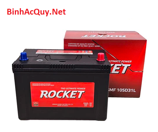  Bình ắc quy khô Rocket 12V-90AH | Mã SMF 105D31L 