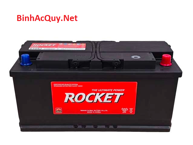  Bình ắc quy khô Rocket 12V-110AH | Mã SMF 61042 