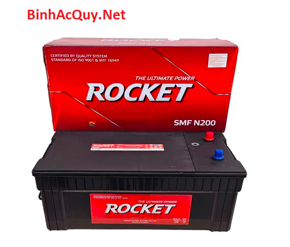  Bình ắc quy khô Rocket 12V-200AH | Mã SMF N200 