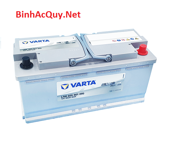  Bình ắc quy Varta AGM LN6 (12V-105AH) | Mã 605901095 