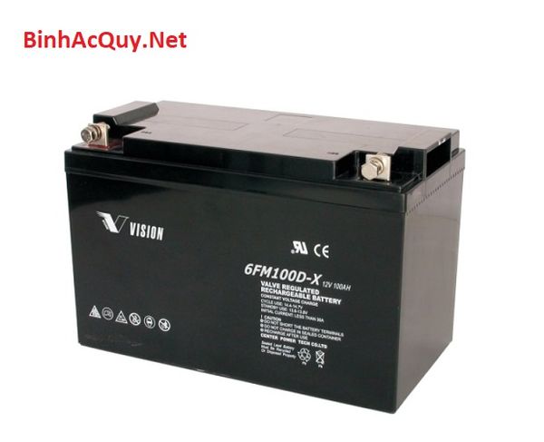  Ắc quy Vision 6FM100-X (12V-100AH) 