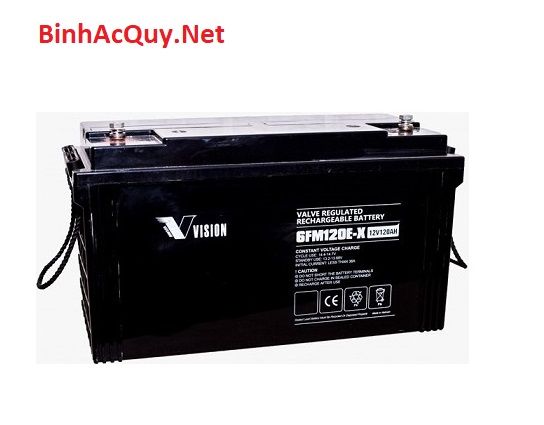  Ắc quy Vision 6FM120E-X (12V-120Ah) 