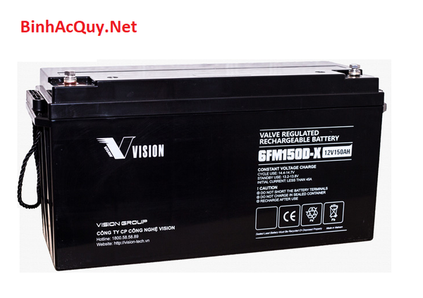  Ắc quy Vision 6FM150MV-X (12V-150AH) 