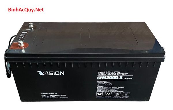  Ắc quy Vision 6FM200-X (12V-200Ah) 