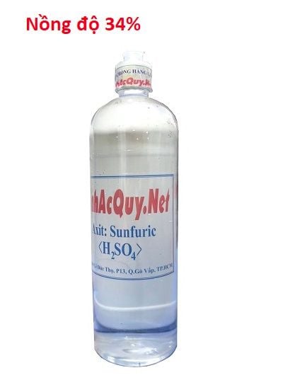  Axit Sunfuric Châm ắc quy Loãng 1L (34%) 