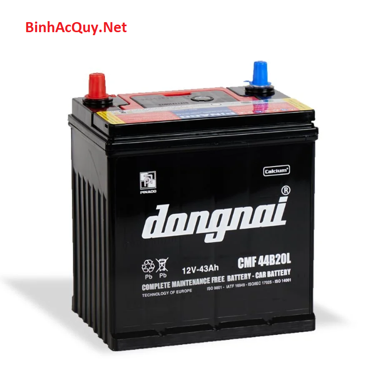  Bình ắc quy khô Đồng Nai 12V-43AH | Mã CMF 44B20L 