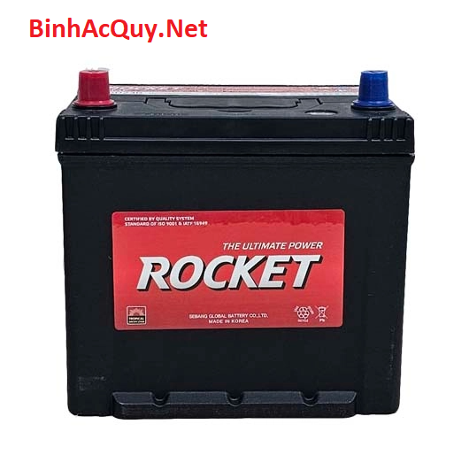  Bình ắc quy khô Rocket 12V-60Ah | Mã SMF 55D23R 