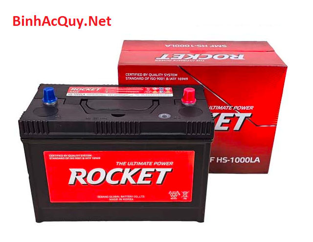  Bình ắc quy khô Rocket 12V-100AH | Mã HS-1000LA 