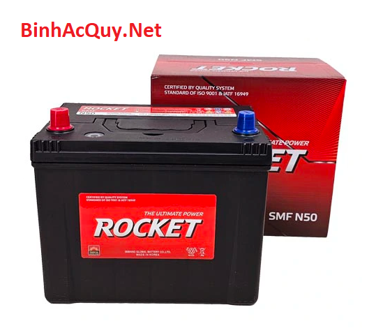  Bình ắc quy khô Rocket 12V-50AH | Mã SMF N50 