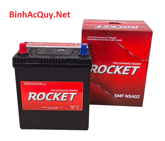  Bình ắc quy khô Rocket 12V-35AH | Mã SMF NS40Z 