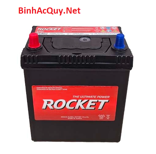  Bình ắc quy khô Rocket 12V-35AH | Mã SMF NS40Z 