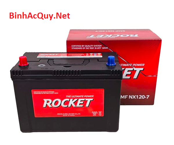  Bình ắc quy khô Rocket 12V-90Ah | Mã NX120-7 