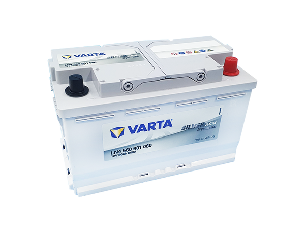 Bình ắc quy Varta AGM LN4 (12V-80AH) | Mã 580901080 