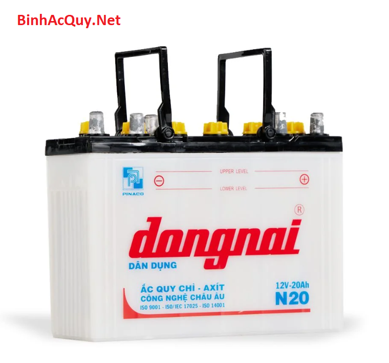  Bình ắc quy nước Đồng Nai 12V-20AH | Mã N20 