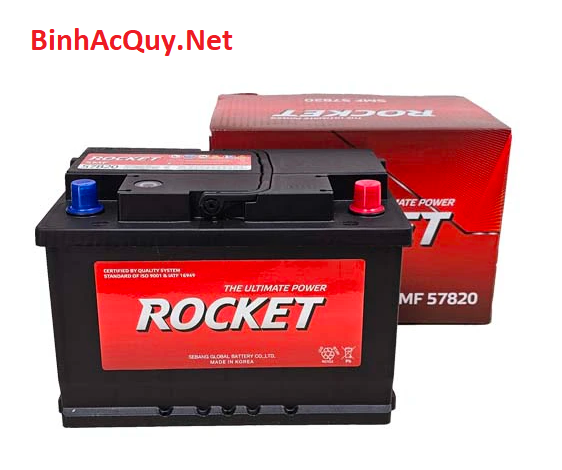  Bình ắc quy khô Rocket 12V-78AH | Mã SMF 57820 