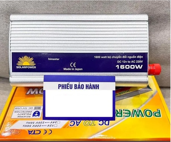  Bộ kích điện, chuyển ngồn ắc quy 12V sang 220V công suất 1200W 