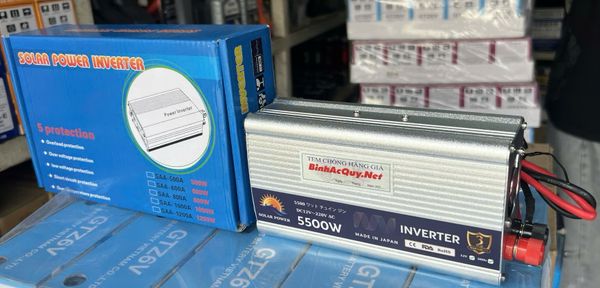  Bộ kích điện,chuyển nguồn 12V sang 220V công suất 5500W 