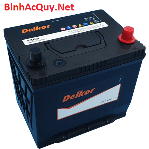  Bình ắc quy khô Delkor 12V-70AH | Mã 85D23L 