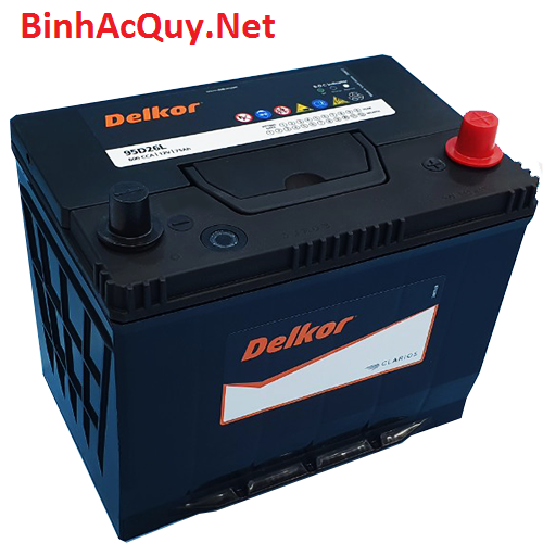  Bình ắc quy khô Delkol 12V-75AH | Mã 95D26L 