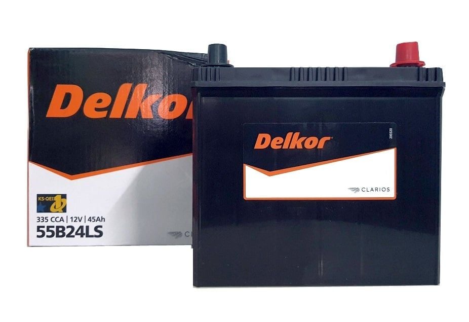  Bình ắc quy khô Delkor 12V-45Ah | Mã 55B24L(S) 