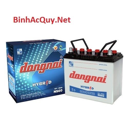  Bình ắc quy nước Đồng Nai 12V-45Ah | Mã NS60 