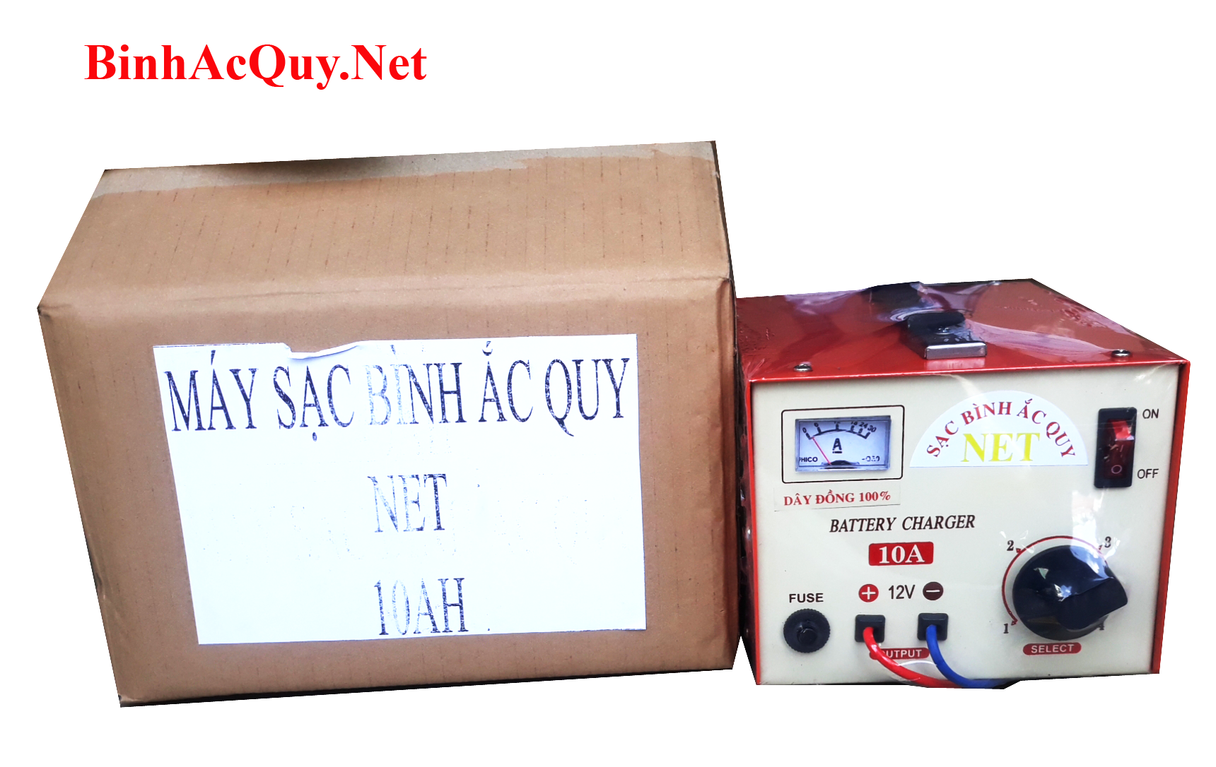  Máy sạc bình ắc quy NET 10A 