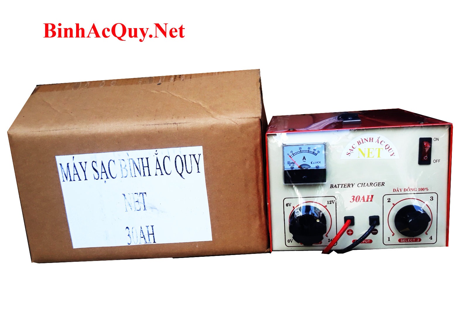  Máy sạc bình ắc quy NET 30A 