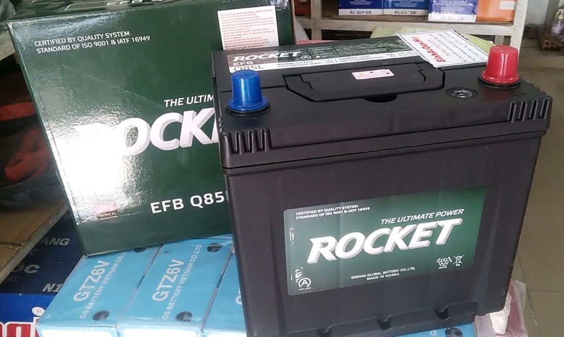  Bình ắc quy khô Rocket 12V-65AH | Mã EFB Q85 