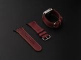  Dây da SEN Apple Watch size nhỏ (38/42mm) - Adapter Đen 