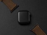 Dây da SEN Apple Watch size nhỏ (38/42mm) - Adapter Đen 