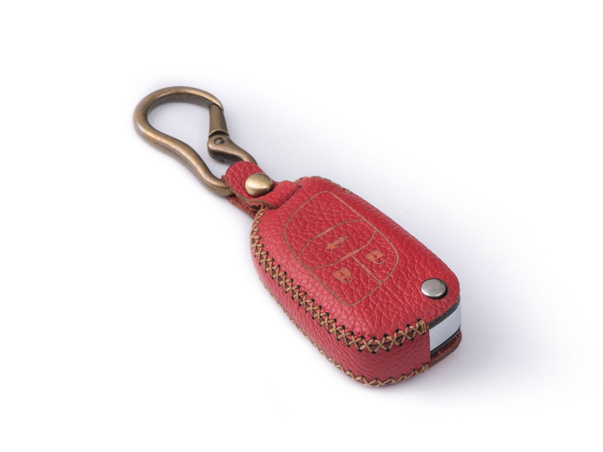  Chevrolet 2019 - Bao da chìa khóa (móc carabiner) 