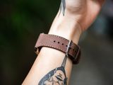  Dây da SEN Apple Watch size nhỏ (38/42mm) - Adapter Đen 