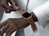  Dây da SEN Apple Watch size lớn (44/46mm) - Adapter Trắng 
