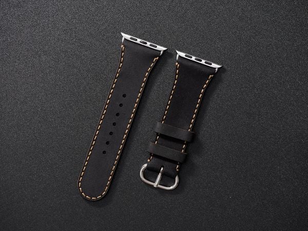  Dây da SEN Apple Watch size nhỏ (38/42mm) - Adapter Trắng 