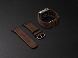  Dây da SEN Apple Watch size nhỏ (38/42mm) - Adapter Đen 